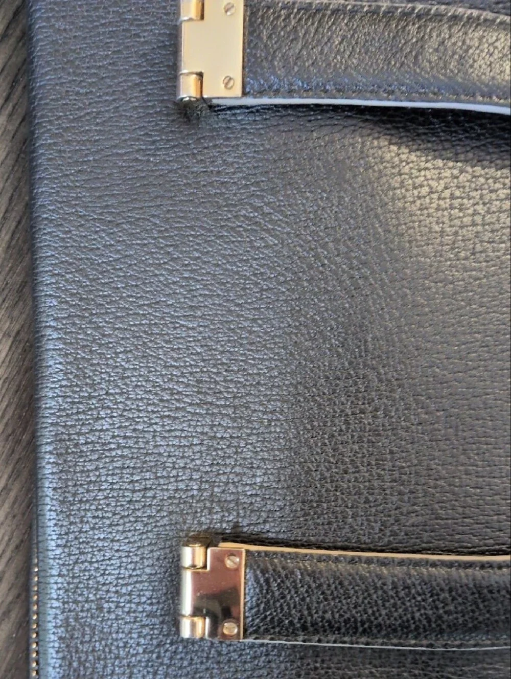 kate spade black leather